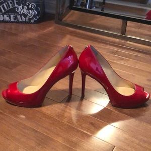 Ivanka Trump Red Platform Shoes